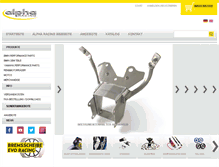 Tablet Screenshot of alpharacing.alphaplanweb.de